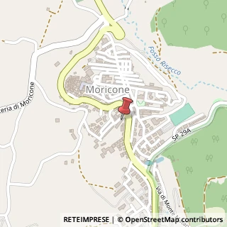 Mappa Via Padre Bernardo Silvestrelli, 1, 00010 Moricone, Roma (Lazio)