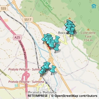 Mappa SS  17 Km. 91, 67035 Pratola Peligna AQ, Italia (0.80345)