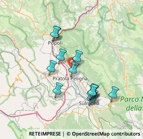 Mappa SS  17 Km. 91, 67035 Pratola Peligna AQ, Italia (6.95357)