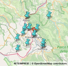 Mappa SS  17 Km. 91, 67035 Pratola Peligna AQ, Italia (6.3525)