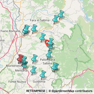 Mappa SP22b, 00010 Moricone RM, Italia (9.2455)