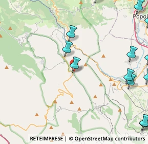 Mappa Via del Forno Vecchio, 67020 Castel di Ieri AQ, Italia (6.66846)