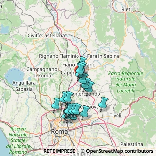 Mappa Via Tiberina, 00060 Capena RM, Italia (13.9675)