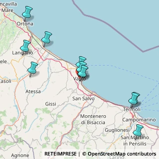 Mappa 66054 Vasto CH, Italia (18.80273)