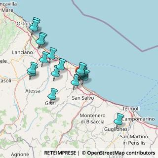 Mappa 66054 Vasto CH, Italia (14.63444)