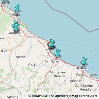 Mappa 66054 Vasto CH, Italia (21.53455)