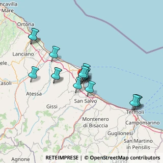 Mappa 66054 Vasto CH, Italia (13.53125)
