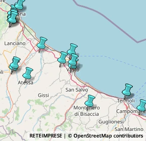 Mappa 66054 Vasto CH, Italia (24.9335)