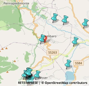 Mappa Via IV Novembre, 66010 Palombaro CH, Italia (3.381)