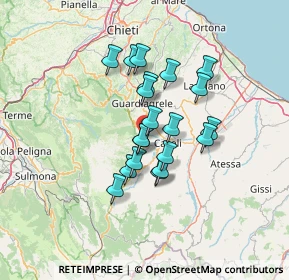 Mappa Via IV Novembre, 66010 Palombaro CH, Italia (10.727)