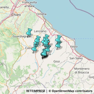 Mappa Contrada Piana Matteo, 66041 Atessa CH, Italia (8.04176)