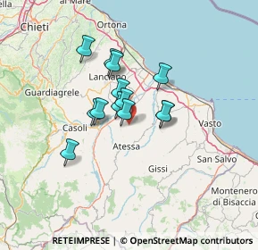 Mappa Contrada Piana Matteo, 66041 Atessa CH, Italia (9.65538)