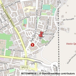 Mappa Via San Giovanni Bosco, 10, 66054 Vasto, Chieti (Abruzzo)