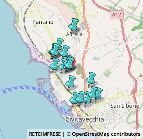 Mappa Via Guerriero Nenna, 00053 Civitavecchia RM, Italia (1.3445)