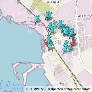 Mappa Punto di ritiro : presso la Nautica Fioro, 00053 Civitavecchia RM, Italia (0.48077)