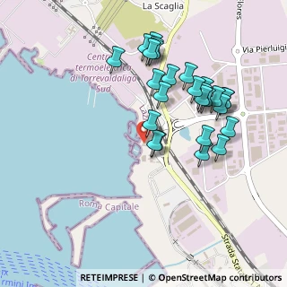 Mappa Punto di ritiro : presso la Nautica Fioro, 00053 Civitavecchia RM, Italia (0.49308)