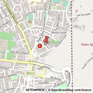 Mappa Via San Camillo de Lellis, 9, 66054 Vasto, Chieti (Abruzzo)