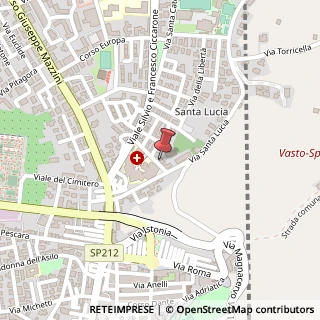Mappa Via San Camillo de Lellis, 19, 66054 Vasto, Chieti (Abruzzo)
