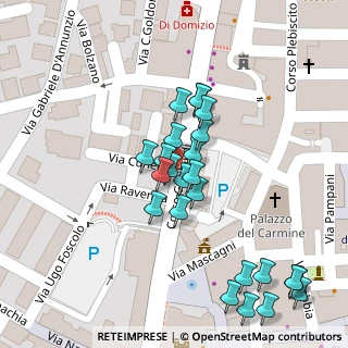 Mappa Corso Giuseppe Garibaldi, 66054 Vasto CH, Italia (0.03333)