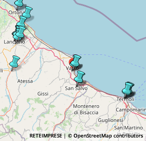 Mappa Via Padova, 66054 Vasto CH, Italia (22.7325)