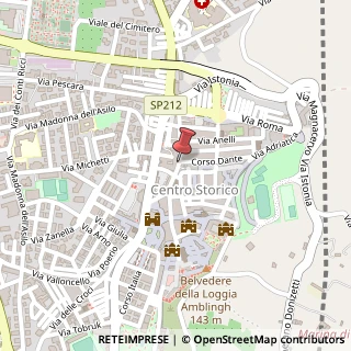 Mappa Corso Plebiscito, 25, 66054 Vasto, Chieti (Abruzzo)
