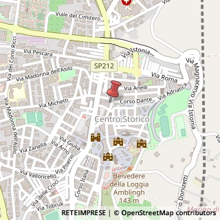 Mappa Corso Plebiscito, 21, 66054 Vasto, Chieti (Abruzzo)