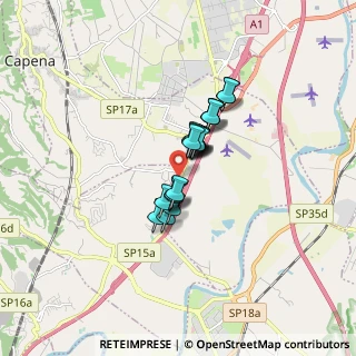 Mappa Via Tiberina km 16, 00060 Castelnuovo di Porto RM, Italia (1.032)