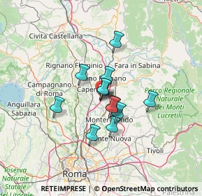 Mappa Via Tiberina km 16, 00060 Castelnuovo di Porto RM, Italia (8.86692)