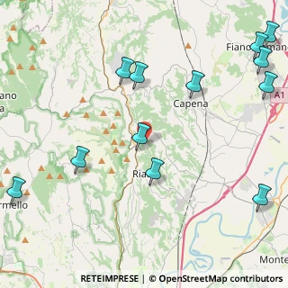Mappa Via di Vallelinda, 00060 Castelnuovo di Porto RM, Italia (5.97417)