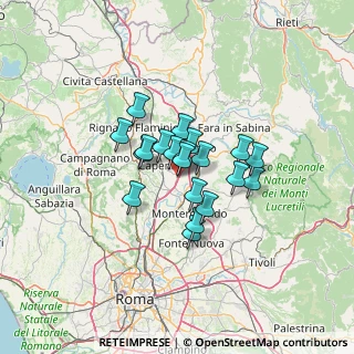 Mappa Cc Arca, 00060 Capena RM, Italia (8.9255)