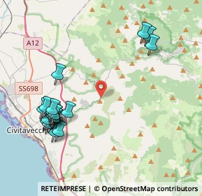 Mappa Strada provinciale Civitavecchia, 00053 Civitavecchia RM, Italia (4.889)