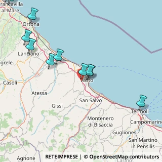 Mappa Via S. Lorenzo, 66054 Vasto CH, Italia (22.73818)