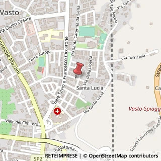 Mappa Via Santi Agnese, 12, 66054 Vasto, Chieti (Abruzzo)