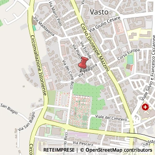 Mappa Via Pitagora, 14, 66054 Vasto, Chieti (Abruzzo)