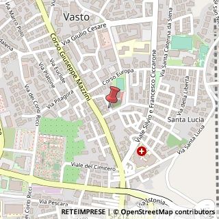 Mappa Via Gian Battista Vico, 66054 Vasto CH, Italia, 66054 Vasto, Chieti (Abruzzo)