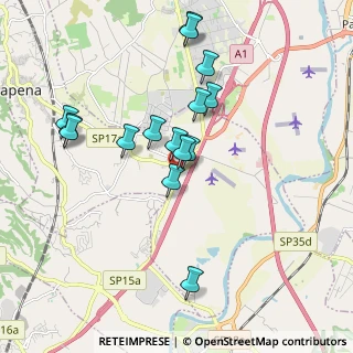 Mappa Via Tiberina Km 16+700, 00060 Capena RM, Italia (1.88533)
