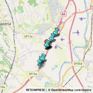 Mappa Via Tiberina Km 16+700, 00060 Capena RM, Italia (0.9605)
