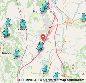 Mappa Via Tiberina Km 16+700, 00060 Capena RM, Italia (6.28875)