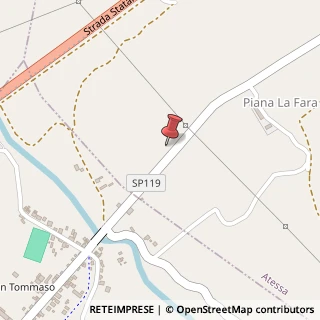 Mappa Via Piana La Fara, Snc, 66041 Atessa, Chieti (Abruzzo)