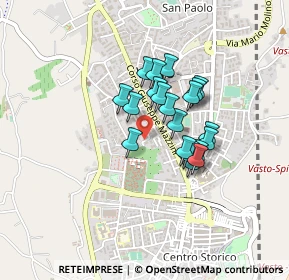 Mappa Via Pitagora, 66054 Vasto CH, Italia (0.323)