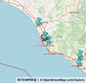 Mappa Via Torre Valdaliga, 00053 Civitavecchia RM, Italia (27.71182)