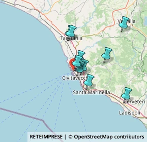 Mappa Via Torre Valdaliga, 00053 Civitavecchia RM, Italia (10.54364)