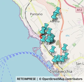 Mappa Via Torre Valdaliga, 00053 Civitavecchia RM, Italia (1.4645)