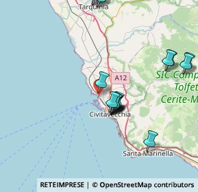 Mappa Via Torre Valdaliga, 00053 Civitavecchia RM, Italia (8.84368)