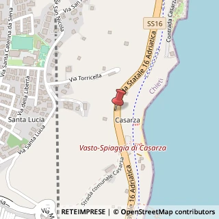 Mappa SS16, 12, 66054 Vasto, Chieti (Abruzzo)