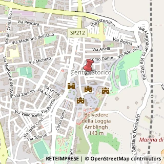Mappa Piazza Caprioli, 10, 66054 Vasto, Chieti (Abruzzo)