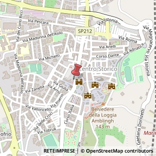 Mappa Piazza Gabriele Rossetti, 9, 66054 Vasto, Chieti (Abruzzo)