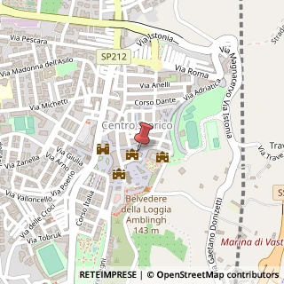Mappa Piazza Lucio Valerio Pudente, 25, 66054 Vasto, Chieti (Abruzzo)