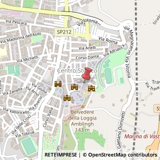 Mappa Piazza L. V. Pudente, 12, 66054 Vasto, Chieti (Abruzzo)