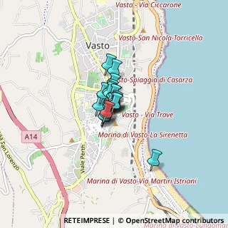 Mappa Via Barbarotta 12 vicino piazza caprioli, 66054 Vasto CH, Italia (0.3315)